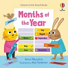 寶寶認知硬頁書：一年12個月（附音檔） Little Board Books Months of the Year