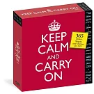 Keep Calm and Carry on Page-A-Day Calendar 2025: 365 Quotes, Slogans, and Mottos for 2025