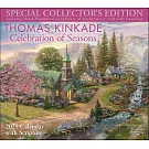 Thomas Kinkade Special Collector’s Edition with Scripture 2025 Deluxe Wall Calen: Celebration of Seasons