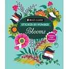 Brain Games - Sticker by Number: Blooms: Includes Foil Stickers!