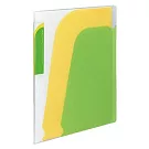 KOKUYO Novita 5層檔案資料夾(附夾鍊袋) 淺綠