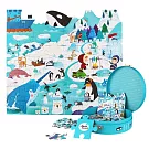 【JoanMiro 原創美玩】自然探索拼圖-南極冒險(52PCS) JM10636