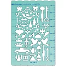 【VANCO】手帳專用繪圖尺 ‧童話