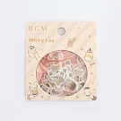 散裝金箔和紙貼紙‧珍珠奶茶