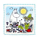 【日本丸真】Moomin刺繡小方巾 (春日野餐)