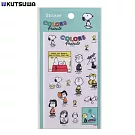 KUTSUWA COLORS of Peanuts SNOOPY 貼紙  A