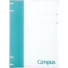 KOKUYO Campus 2x2薄型4孔活頁夾 A4-水藍