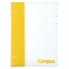 KOKUYO Campus 2x2薄型4孔活頁夾 B5-黃