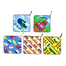 【日本丸真】Piccolino 掛繩小方巾五入組 交通工具 交通工具