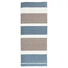 【日本丸真】日本製ima Linea 立體條紋吸水迷你浴巾  藍