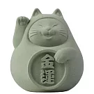 【泥研製所】胖胖金運招財貓(大)8cm 健康綠 健康綠