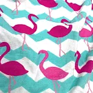 【日本丸真】Sun Heart 100公分可扣式吸水浴巾 火鶴狂熱 火鶴狂熱