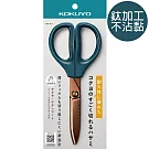 KOKUYO 新SAXA空氣彈力剪刀 (鈦加工不沾黏)-深藍