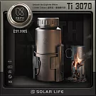Keith 鎧斯鈦杯壺套裝(含鈦柴火爐) / Ti3070.輕量套鍋 鈦柴火爐 鈦水壺 純鈦杯子 登山露營 鈦杯柴爐組合