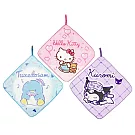 【日本丸真】三麗鷗 掛繩小方巾三入組  休閒時光 休閒時光