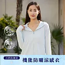 翡冷翠文創機能防曬涼感衣-百搭基礎款(M-XL) L 藍