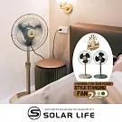 樂活不露 12吋風格立扇.落地扇 伸縮風扇 直立式工業扇 居家戶外 擺頭循環扇 台灣製造 沙漠黃