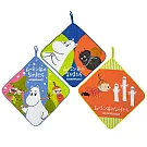 【日本丸真】Moomin 掛繩小方巾三入組 姆明谷的日常 姆明谷的日常