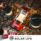 Coleman 充電式LED營燈800-紅/綠 CM-18783 18365.USB充電燈 復古鐵道燈 LED松果燈 氣氛帳篷燈 桌燈吊掛 紅-CM-18783