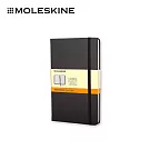 MOLESKINE 經典硬殼筆記本 -  L型/ 橫條/ 黑