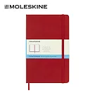 MOLESKINE 經典硬殼筆記本 -  L型/ 點格/ 紅