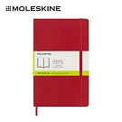 MOLESKINE 經典軟皮筆記本 -   L型/  空白/ 紅