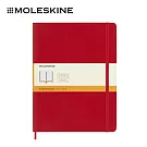 MOLESKINE 經典軟皮筆記本 -  XL型/ 橫條/ 紅