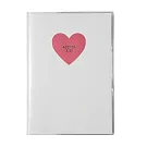 【日本Mark’s】2026 月記事手帳(附家計簿頁)B6 ‧ 愛心/象牙白