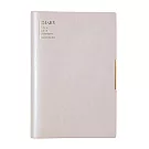 【日本Mark’s】2026 橫式週記事手帳B6變型 ‧ 金屬邊角/米色