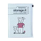 【日本Mark’s】2026 月記事收納手帳B6變型 ‧ OSAMU GOODS/薄荷綠