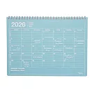 【日本Mark’s】2026 月曆型記事手帳M (B5變型) ‧ 藍色