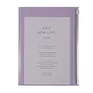 【日本Mark’s】2026 EDiT直式週記事收納手帳Semi A5 ‧ 薰衣草紫