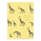 【日本RYU-RYU】2026 月記事手帳A5｜中島良二動物遊行 ‧ 長頸鹿