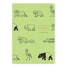 【日本RYU-RYU】2026 月記事手帳A5｜中島良二動物遊行 ‧ 世界珍奇動物