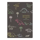 【日本RYU-RYU】2026 月記事手帳A5｜中島良二動物遊行 ‧ 恐龍