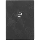 【日本LABCLIP】2026 月記事手帳B6 ‧ 毛茸茸狗狗/黑色