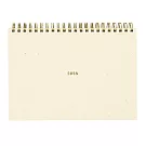 【日本LABCLIP】2026 SKETCH繪圖本月記事手帳A5 ‧ 奶油白