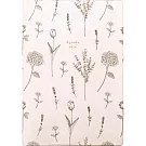 【日本EL COMMUN】2026 月記事手帳B6 ‧ 植物標本/Blossom