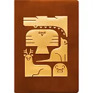 【日本EL COMMUN】2026 彩色月記事手帳B6 ‧ 動物積木/咖啡色