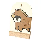 【日本EL COMMUN】2026 木質底座直立式桌曆 ‧ 扮裝企鵝