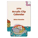 【日本A.P.J】2026 壓克力夾月曆 ‧ Shion Kawabe