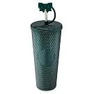 [星巴克]24OZBling綠緞帶TOGO冷水杯