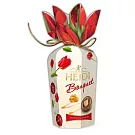 《赫蒂Heidi》榛果牛奶巧克力花禮造型禮盒120g