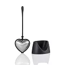 德國AdHoc 愛心造型濾茶棒(含座/ 經典黑)