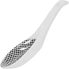 《Tokyo Design》瓷製餐匙 | 湯匙 餐具 - 網紋黑