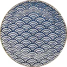 《Mikasa》瓷製淺餐盤 | 餐具 器皿 盤子 - 大浪紋22cm