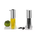 【德國 AdHoc】CRYSTAL水晶陶瓷刀研磨罐及流量控制油醋罐組(各一入)