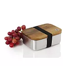 【德國 AdHoc】實木不鏽鋼輕食便當盒 / 600ml