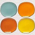 《danica》Heirloom不規則陶製餐盤4入 | 餐具 器皿 盤子 - 復古