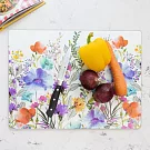 《Creative Tops》長方玻璃隔熱墊 | 桌墊 鍋墊 餐墊 耐熱墊 杯墊 - 百花盛放40cm